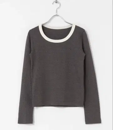 라운드넥 리브 T셔츠 센스 오브 플레이스