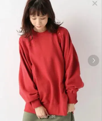 저널 스탠다드 데미지 맨투맨 레드