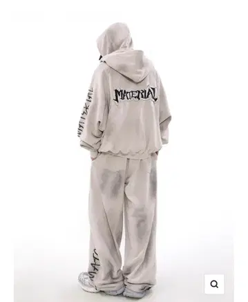 셋업 후드티 Merry9 화이트