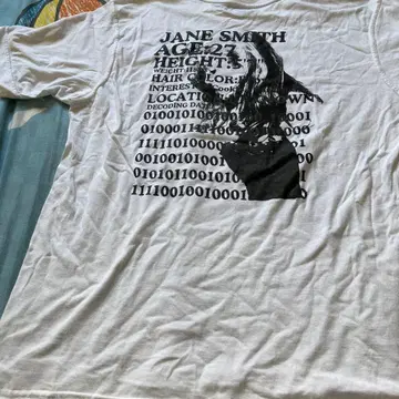 브래드 피트 & 안젤리나 졸리 T셔츠 L 사이즈 인물 프린트