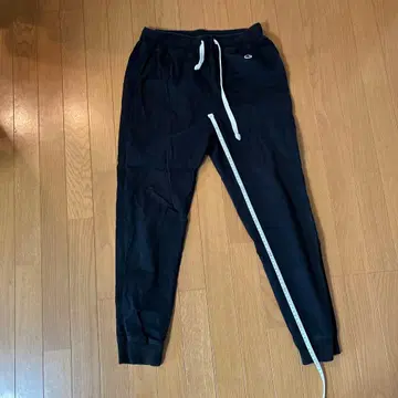 Champion 블랙 스웨트 팬츠 M