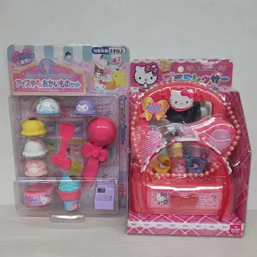 헬로키티 프티 드레서 산리오 아이스크림 가게 쇼핑 세트