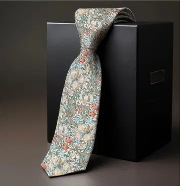 꽃무늬 윌리엄 모리스 넥타이
