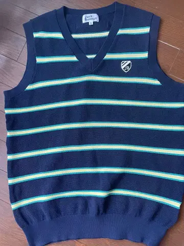 잭 버니 메쉬 V넥 베스트