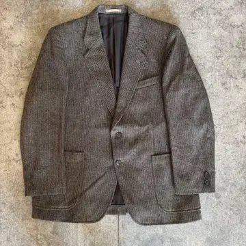 빈티지 그레이 하운드 투스 테일러드 자켓 울 혼방