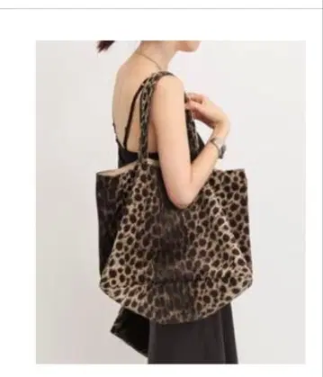 완판 라빠르망 바자르 아틀리에 사브롱 LEOPARD TOTE BAG