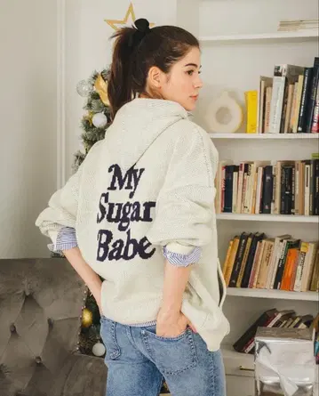 My Sugar Babe MSB knit logo hoodie