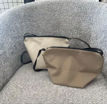 에르베샤 펠리에 보트형 토트백 그린라벨 별주 베이지