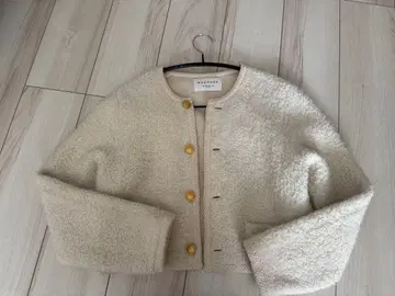 MACPHEE 노카라 자켓 S 크림