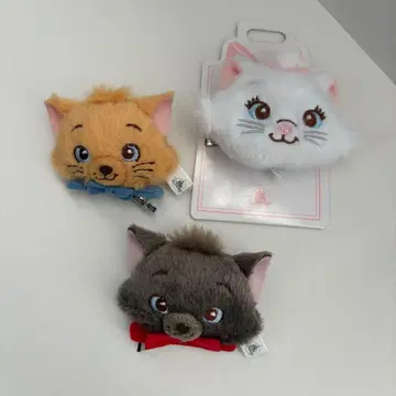 [ 올빼미 고양이 ] 헤어 클립 3마리 세트