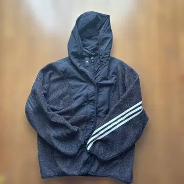 adidas 후드 부착 후드티 블랙