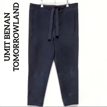 UMIT BENAN 와이드 테이퍼드 팬츠 이탈리아제