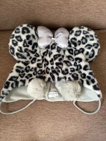 디즈니 팬캡 레오파드 무늬 그레이