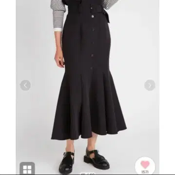 [ SNIDEL ( 스나이델 ) ] 허리 벨트 포함 머메이드 스커트