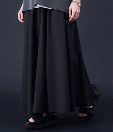 KUUPY 드레이프 개더 하카마 팬츠