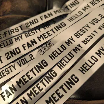2025 비퍼스트 2ND 팬미팅 은색 테이프