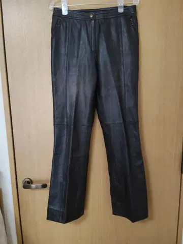 로싸 인포트 로싸 가죽 팬츠 다크 브라운 L~LL