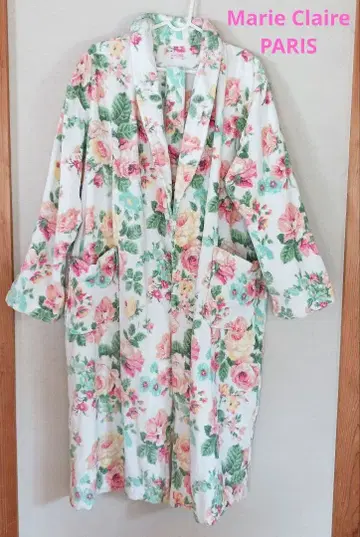 목욕 가운 꽃무늬 롱 가운 마리 클레르 paris