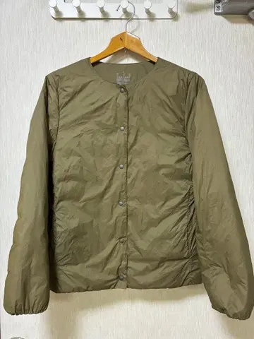 무인양품 경량 다운 노카라 자켓