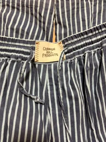 COMMON GULL PRODUCTS 벨로아 스트라이프 팬츠