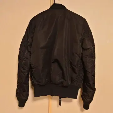 ALPHA INDUSTRIES MA-1 타이트 자켓 블랙 M