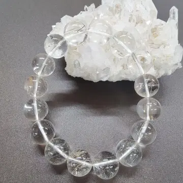 실버 루틸 14mm 팔찌 4