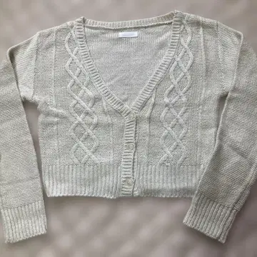 LIZ LISA 케이블 니트 가디건 긴팔 미사용