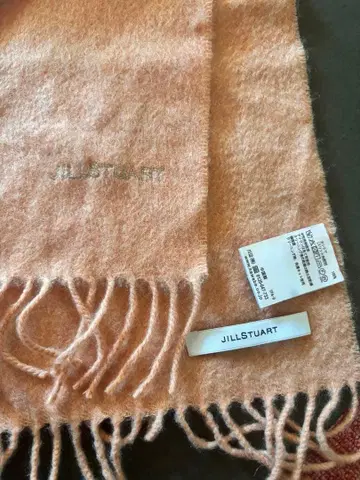 JILL STUART 핑크 프린지 머플러