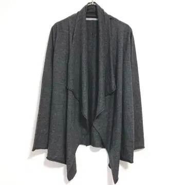 띠어리 럭스 드레이프 가디건 변형 다크 그레이 38