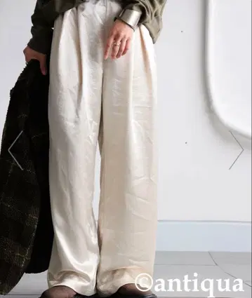 antiqua 새틴 팬츠 광택 택 포함