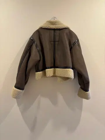 ALPHA SNIDEL 브라운 무스탕 코트 S