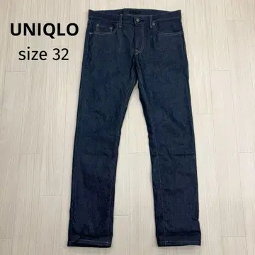 UNIQLO 유니클로 스트레치 셀비지 슬림핏 청바지 32