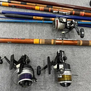 낚시릴 SP-400X 블랙/실버 세트 S2256