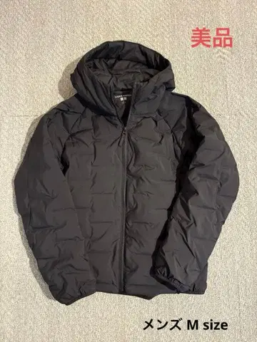 UNIQLO 유니클로 퍼프테크 후드티 남성용 M 블랙