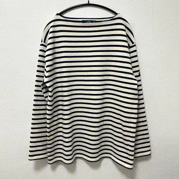 SAINT JAMES 웨쌍 보더 긴팔 아이보리 네이비 T5