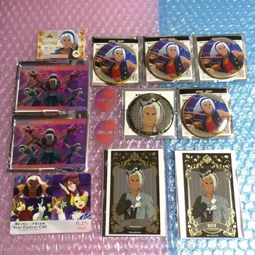 킨츠아 냉 토모치케 금박 카드 Anisugar 아니카페 캔뱃지