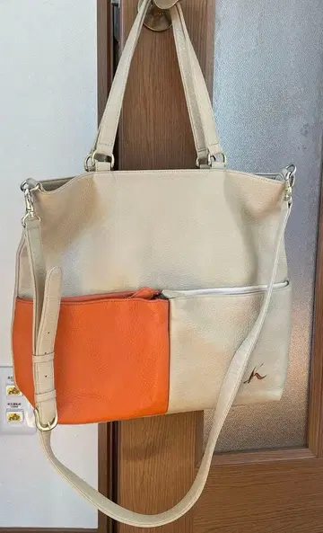 키타무라 가죽 2wey 숄더 토트백