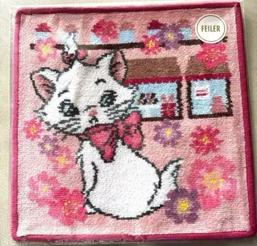 FEILER 고양이와 꽃 디자인 타월 약 25cm