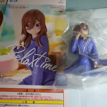 5등분의 신부 반다이 나카노 미쿠 Relax time 피규어