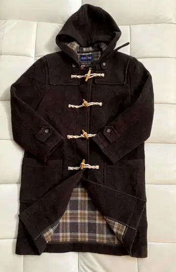 이스트 보이 더플 코트 브라운 브라운 코트