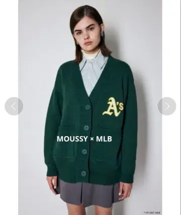 moussy 마우지 MLB KNIT 가디건