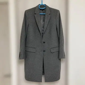 유니클로 울 캐시미어 체스터 코트 그레이 L