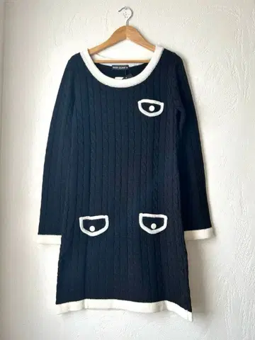 [ 미사용 ] MARY QUANT 니트 원피스 M 일본제