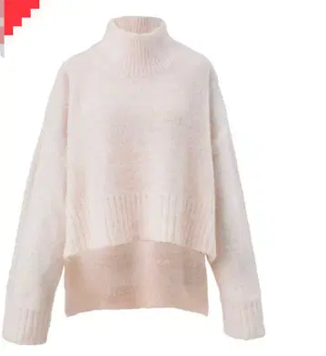 미사용에 가까운 cygne 라메 숏 니트 풀오버 Aurore 핑크