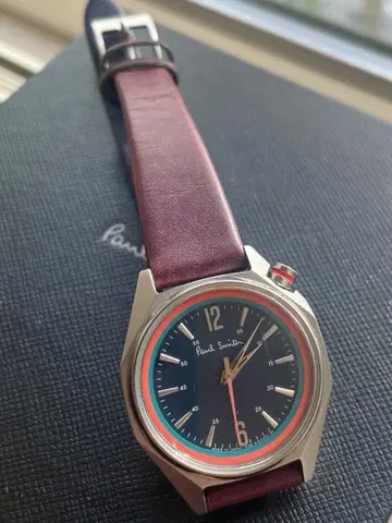 [ 가동 중 ] 폴스미스 손목시계 30mm 네이비, 여성용