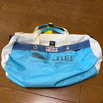 JIB 마린 디자인 숄더백 블루 화이트