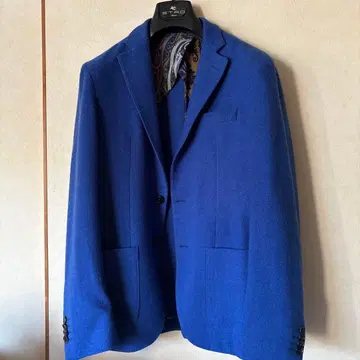 ETRO 비즈니스 자켓 파랑 옷걸이 포함