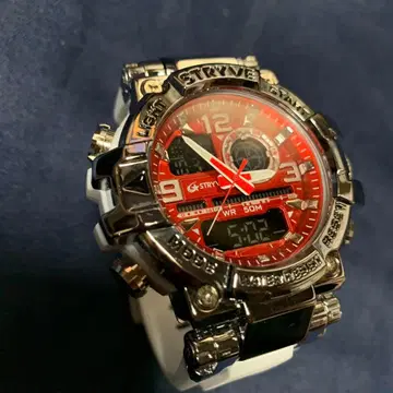 STRYVE 아날로그 디지털 손목시계 WR 55