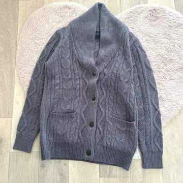 SHIPS 숄카라 케이블 니트 가디건 성숙/러블리 캐주얼