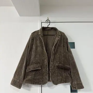 새상품급 art de dion 브라운 코듀로이 자켓 여성용 M